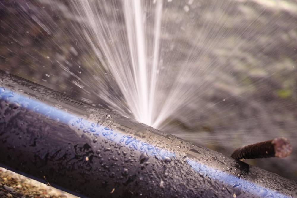 Problème de canalisation près de Dole